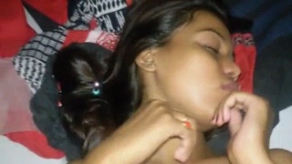 Indian couple enjoys sex on camera