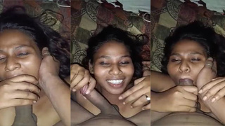 Tamil village girl gives oral pleasure to her partner