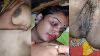 Bangla whore gets naked for her client in village video