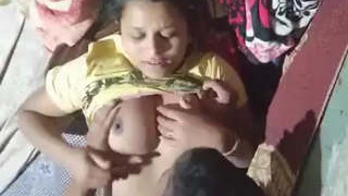 Desi couple enjoys passionate sex with huge boobs bouncing