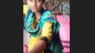 Enjoy the beauty of a village girl with great boobs