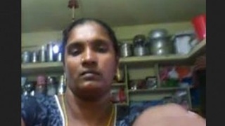 Telugu village bhabhi flaunts her big boobs