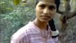 First time outdoor sex with a hairy bengali virgin