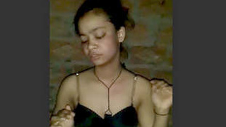 Desi babe moans in pleasure as she gets fucked and talks dirty in Hindi