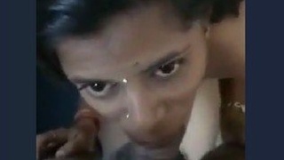 Shilpa, a staff member, gives oral pleasure to her boss in the office
