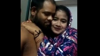 Desi couple shares intimate moments in village setting