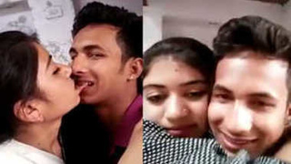 Indian desi couple makes out in front of camera for sex movie