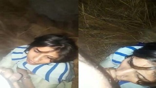 A country girl gives her uncle a blowjob in this explicit video