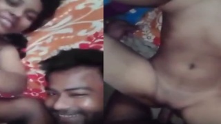 Rural Bangladeshi babe gets filmed having sex with her partner