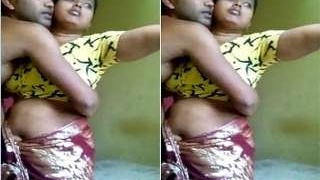 Desi couple's intimate moments in a hotel room