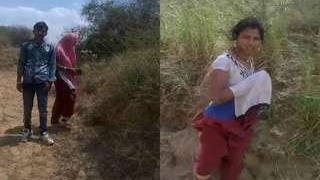 Desi's lover gets caught in the act of making out in public