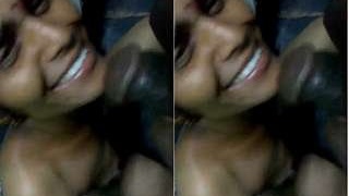 Desi babe gets fucked and swallows cum in homemade video