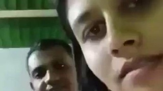 The passionate lovemaking of a newlywed Indian couple
