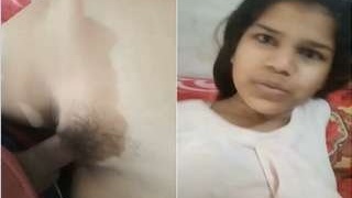 Cute Indian girl gets hard anal pounded by lover