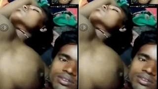 Indian couple shares passionate moments in live video