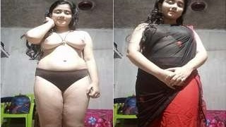 Desi's hottest girl records a nude video for her lover