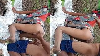 Desi couple indulges in outdoor sex on a sunny day