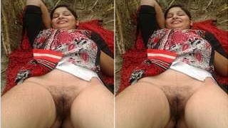 Desi Bhabhi's wild outdoor sex with two guys