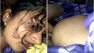 Wife's first anal experience with husband's exclusive video