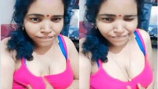 Horny bhabhi flaunts her big boobs and pussy in public