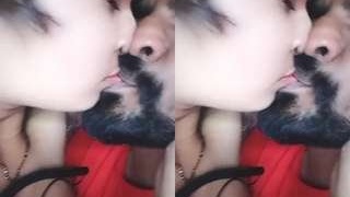Indian couple gets intimate with passionate kissing and sex
