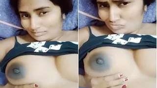 Swati Naidoo teases with her breasts and pussy on camera