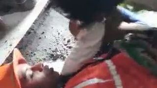 A construction worker has intense sex with his coworker