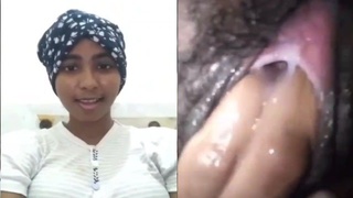 Sri Lankan girl with vagina in video