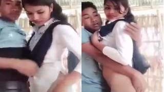 Amateur Indian girl gets her ass pounded by black lover