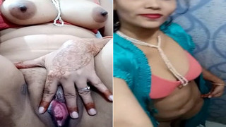 Exclusive amateur video of Bhabhi's boobs and pussy