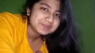 Indian girl enjoys giving head and having sex in Gazipur video
