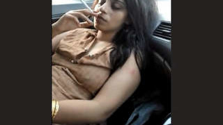 Randi Bushra's nude ride in the car Part 2