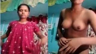 Desi girl strips naked for money in exclusive video
