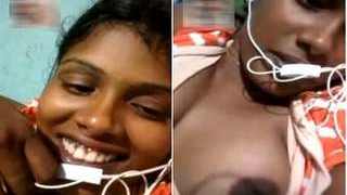 Part 4 of a seductive girl's nude body and video call