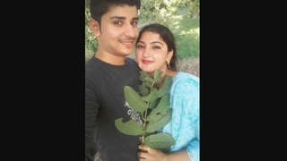 Pakistani girl takes a bath in front of camera