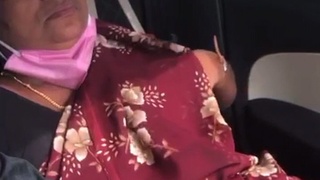 Desi aunt Marged gets naughty in the car