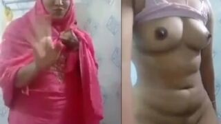 Muslim Desi girl reveals her tits and pussy in explicit video