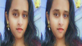 Exotic Mallu babe reveals her breasts and intimate area