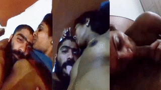 Indian couple enjoys oral sex on camera