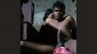 Desi couple caught in steamy sex session