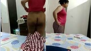 Exclusive video of bhabhi changing her clothes