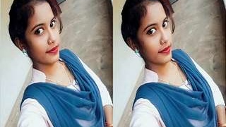 Sensational bhabhi bares her breasts and intimate area