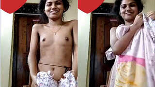 Mallu amateur exposes her body in a homemade video