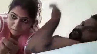 Indian couple gets wild in bed
