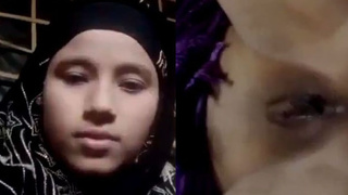 Muslim wife indulges in naughty webcam sex