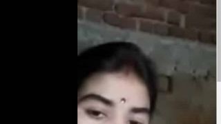 Desi bhabhi's sexual encounter with her devar at home in a homemade video