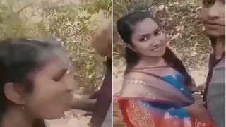 Exclusive Desi couple enjoys outdoor romance and blowjob
