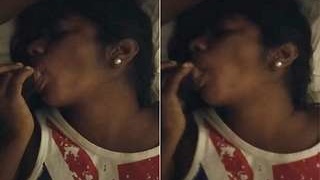 Exclusive video of a cute desi girl giving a blowjob