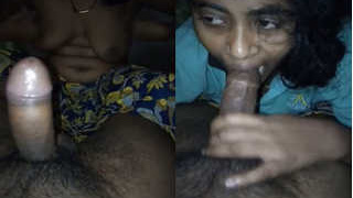 Exclusive video of a Tamil girl giving a blowjob