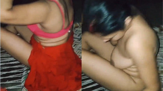 Bhabhi's exclusive video of her masturbation and satisfying herself